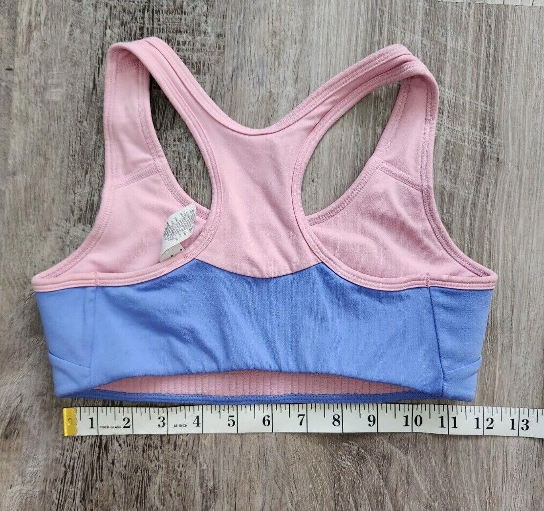 Nike Nike Sports Bra Sportswear Swoosh Big Kids Girls Medium Pink Size ONE SIZE - 4 Thumbnail