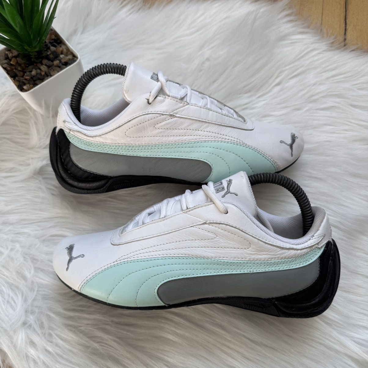 Puma 📌 Vintage Y2K Crazy Puma SpeedCat Leather 00’s Sneakers Size US 6.5 / IT 36.5 - 3 Thumbnail
