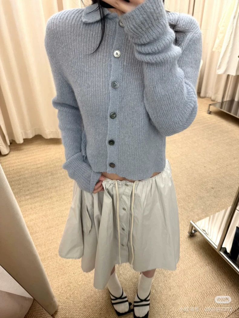 Our Legacy our legacy size 36 Alpaca wool short pointed collar button Size US XXS / EU 40 - 2 Thumbnail