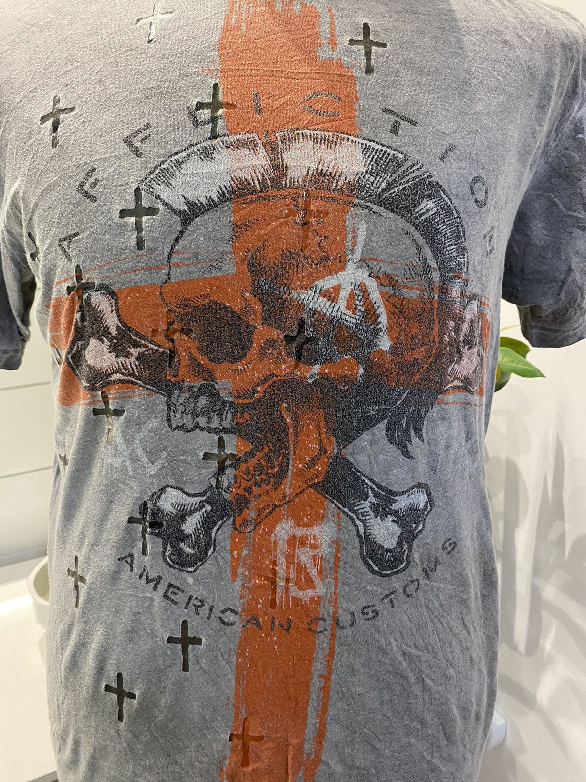 Affliction Affliction Anarchy Logo American Custom Made In Usa Size US M / EU 48-50 / 2 - 18 Thumbnail