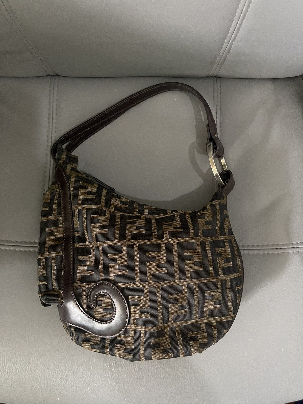 Fendi × Vintage Fendi Zucca Oyster Baguette Size ONE SIZE - 10 Thumbnail