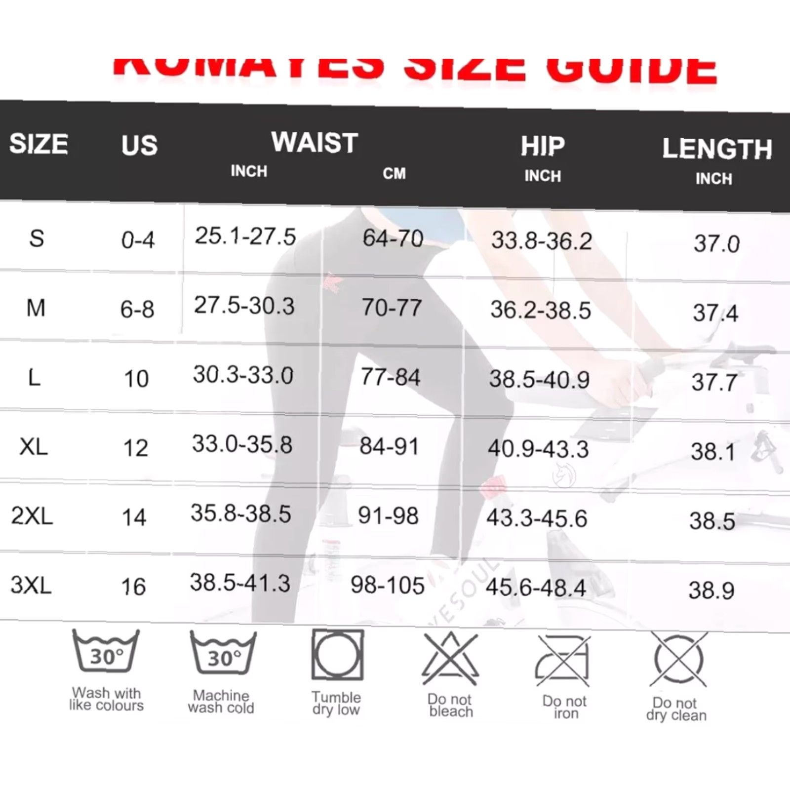 Vintage KUMAYES Sauna Leggings Women Sweat Pants High Waist Compression Slim Hot /116-15 Black 3X-Large Womens Slimming Shapewear Size 40" / US 18 - 3 Thumbnail