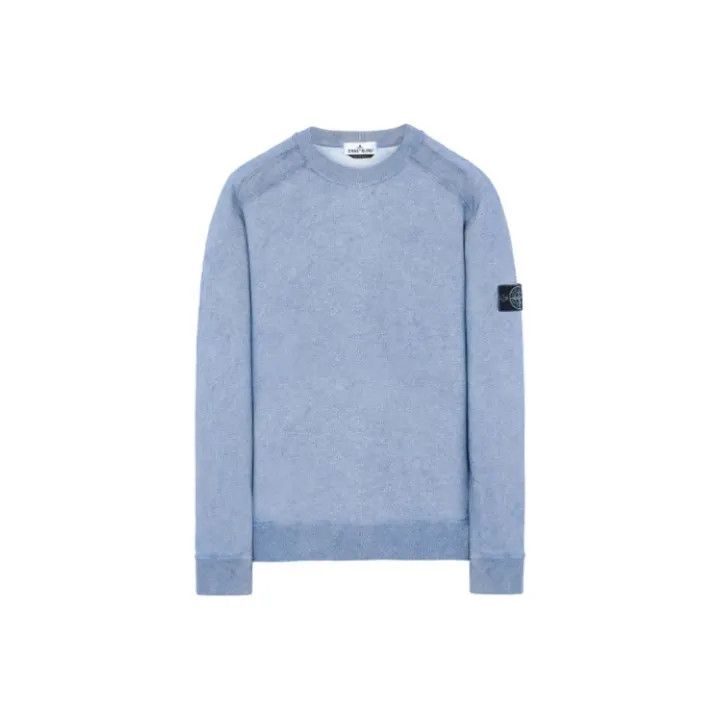 Stone Island Stone Island Men's Blue Crewneck Sweater Size US XL / EU 56 / 4 - 1 Thumbnail
