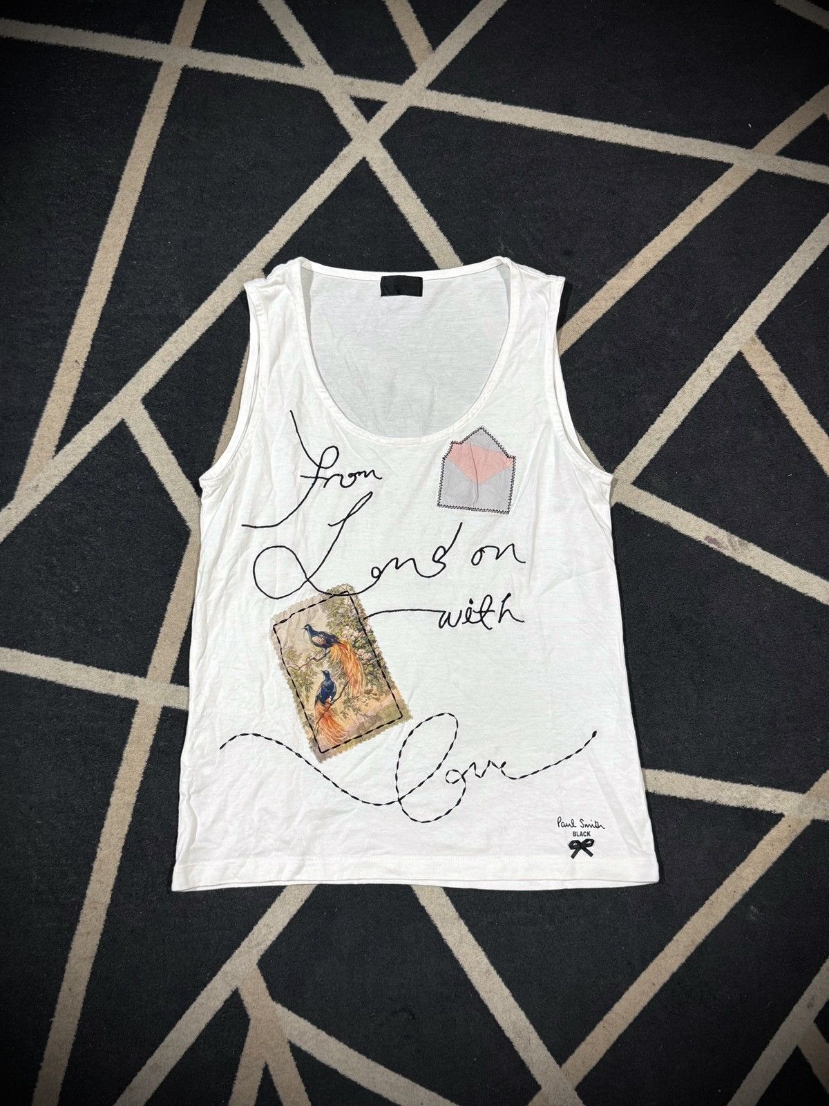 Paul Smith Paul Smith Poem Tanktop Japanese Gothic Styled ifsix Styled Size US M / EU 48-50 / 2 - 1 Thumbnail