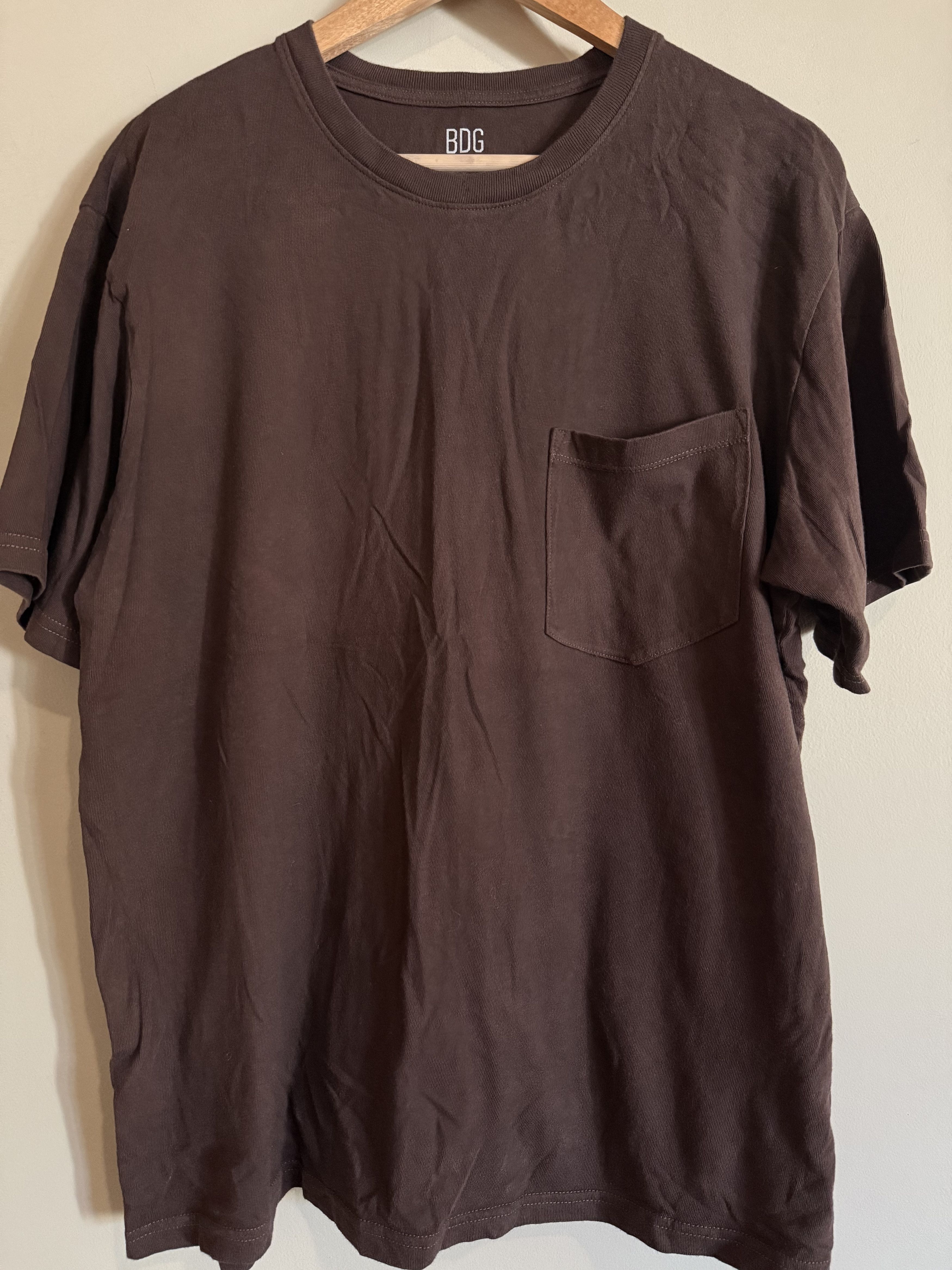 Urban Outfitters Urban Outfitters BDG Pocket T-Shirt, Brown, Men's Large Size US L / EU 52-54 / 3 - 1 Thumbnail