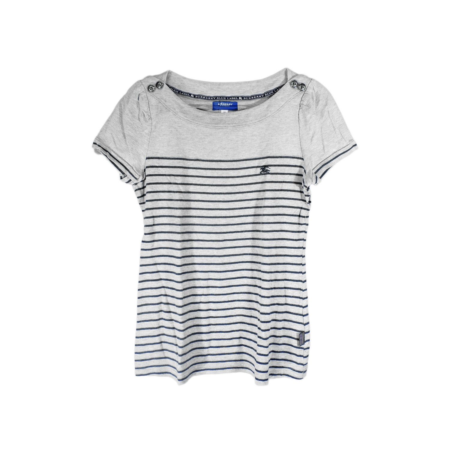 Burberry BURBERRY LONDON BLUE LABEL STRIPED T-SHIRT Size XS / US 0-2 / IT 36-38 - 1 Thumbnail