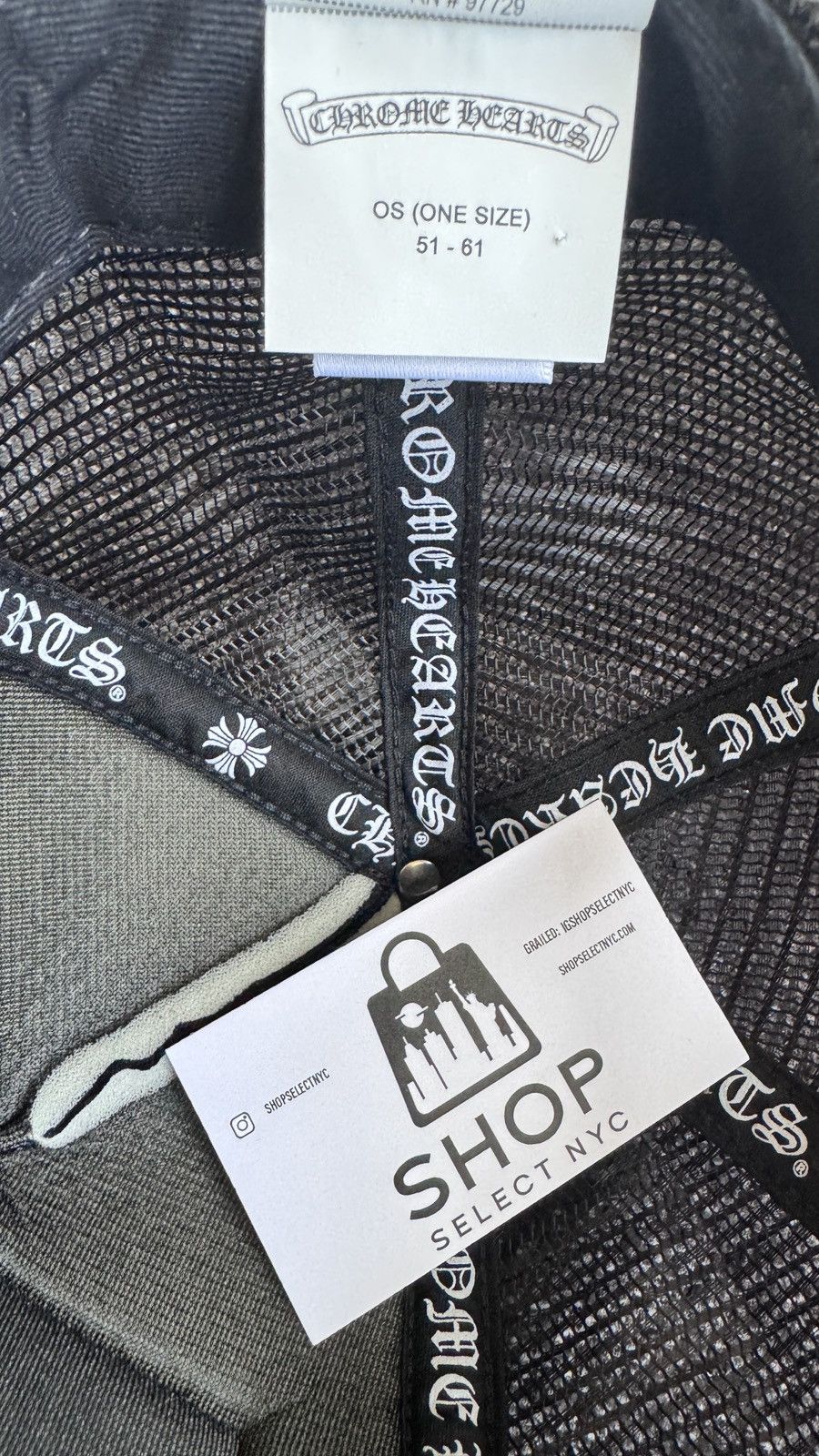 Chrome Hearts BRAND NEW CHROME HEARTS PARIS TRUCKER HAT Size ONE SIZE - 2 Thumbnail