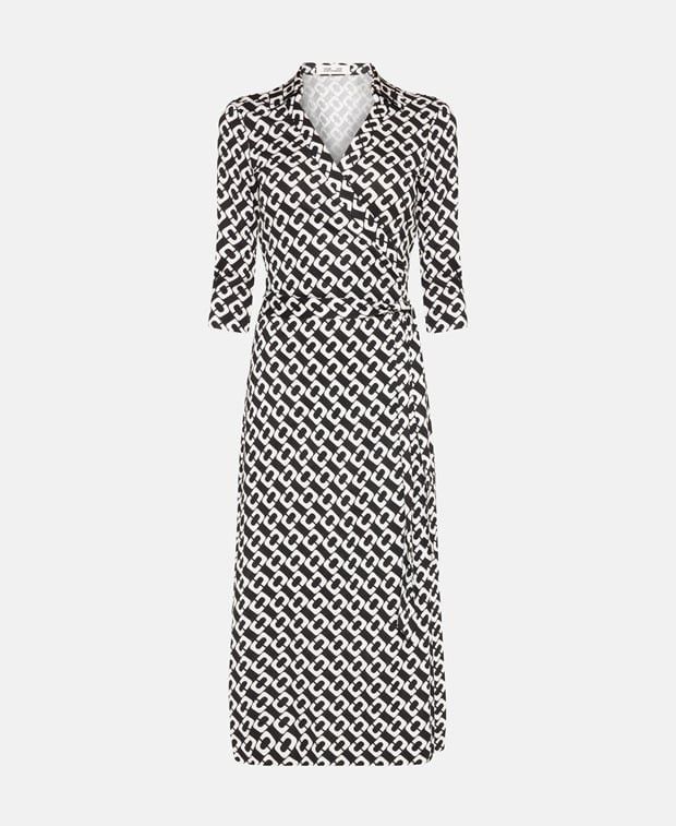 Diane von Furstenberg Silk dress Size XL / US 12-14 / IT 48-50 - 1 Thumbnail