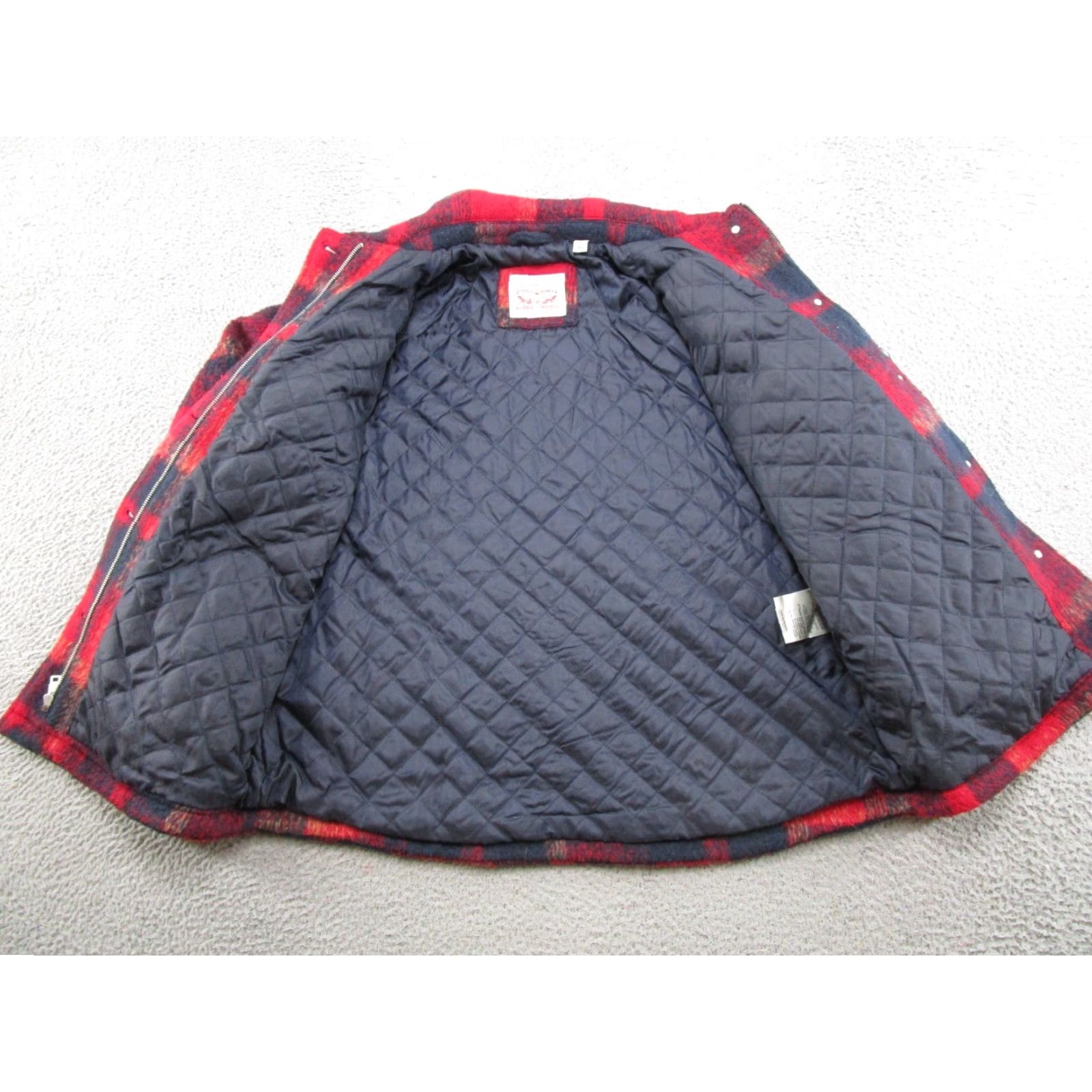 Levi's Levi's Mens Plaid Shirt Jacket XL Lined Pockets Casual FAll Winter Buffalo Red Black Size US XL / EU 56 / 4 - 5 Thumbnail