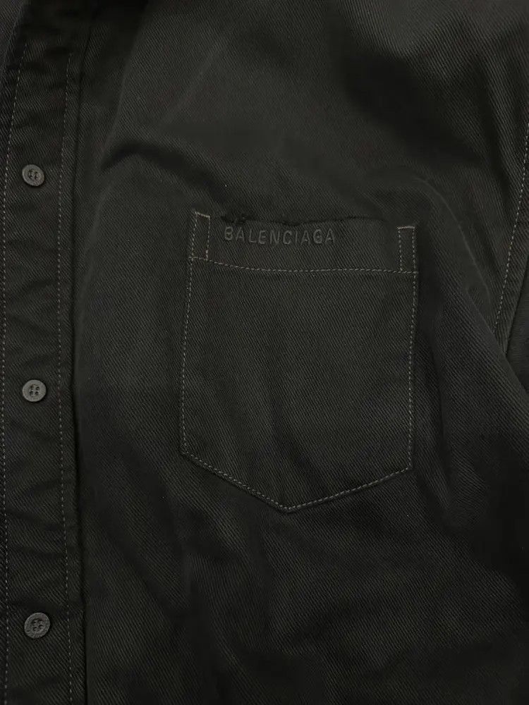 Balenciaga Balenciaga Oversized Cotton Filled Work Jacket Size US XS / EU 42 / 0 - 4 Thumbnail