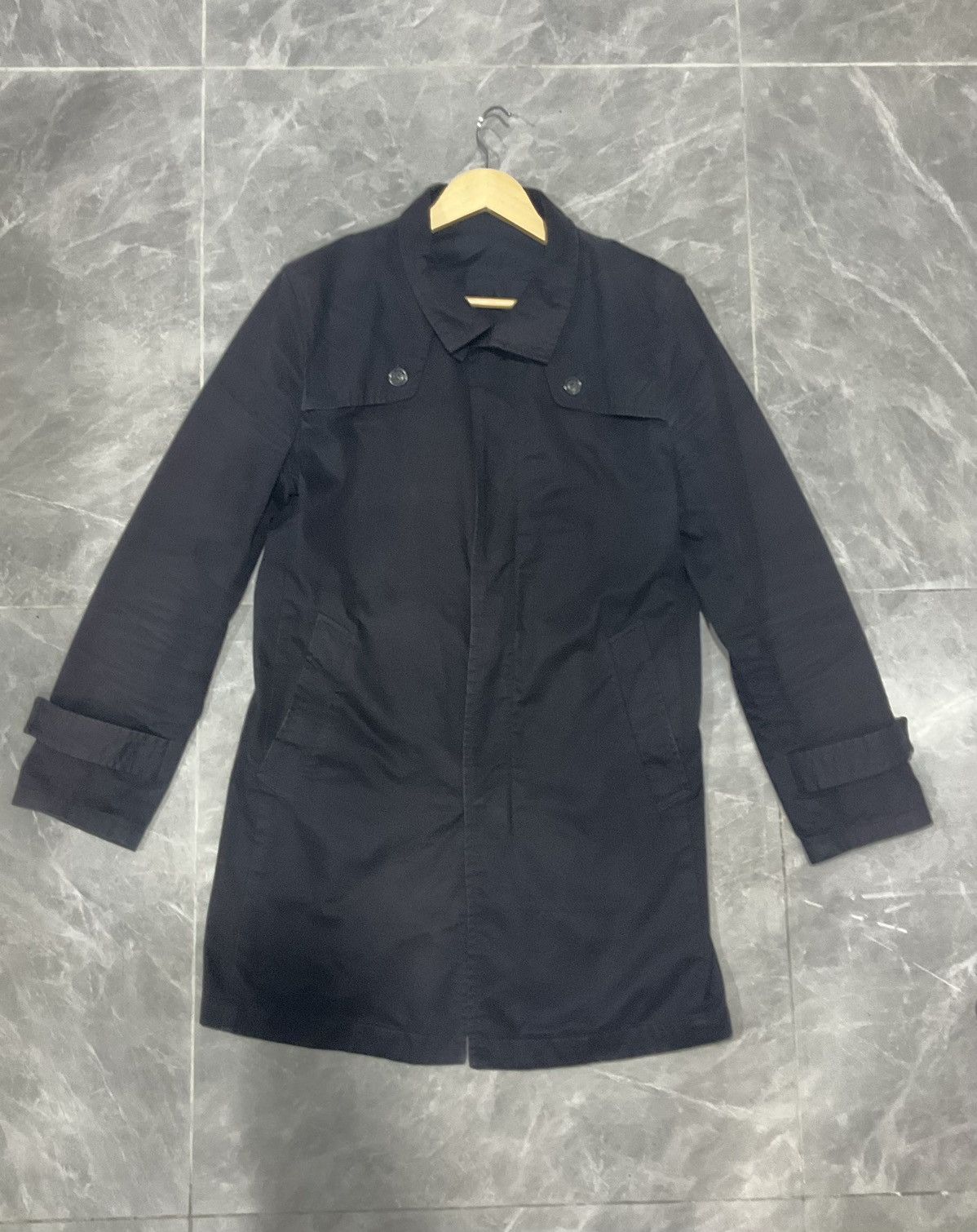 Other Comme Ca Ism sweat leather long coat Size US M / EU 48-50 / 2 - 7 Thumbnail