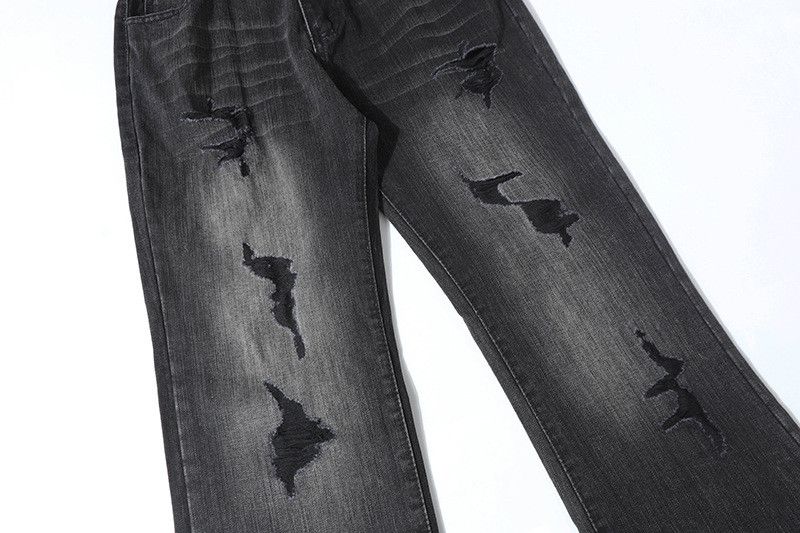 Jean High street American style Vibe pleated flared jeans for men Size US 32 / EU 48 - 4 Thumbnail