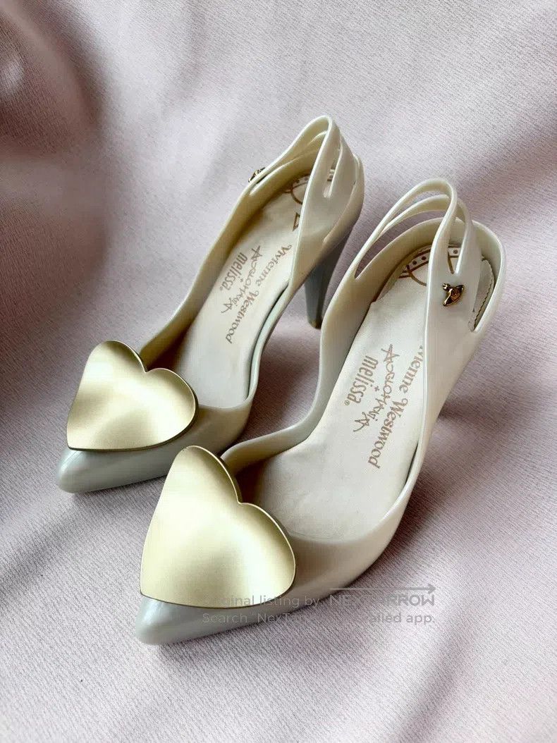 Vivienne Westwood Vivienne Westwood Vintage white gold heart-shaped pointed Size US 6.5 / IT 36.5 - 3 Thumbnail