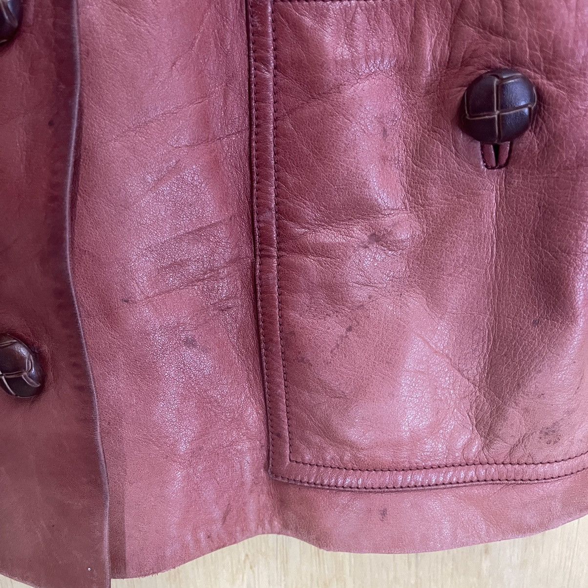 Gucci Vintage 80s Gucci Leather Jacket Made In Italy Size Small Size US S / EU 44-46 / 1 - 9 Thumbnail