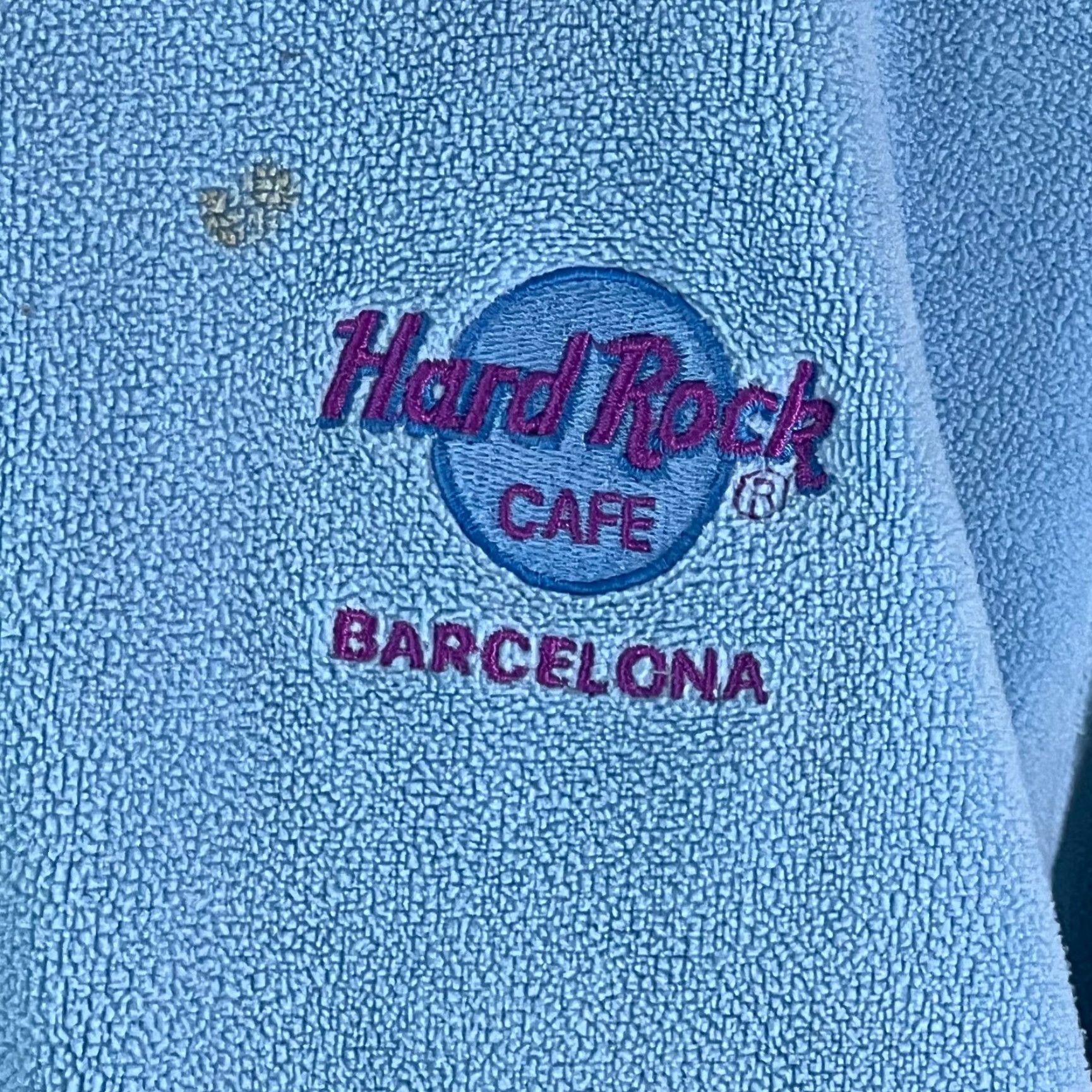 Hard Rock Cafe Hard Rock Café Jacket Women Blue Full Zip Hoodie Fleece Size L / US 10 / IT 46 - 4 Thumbnail