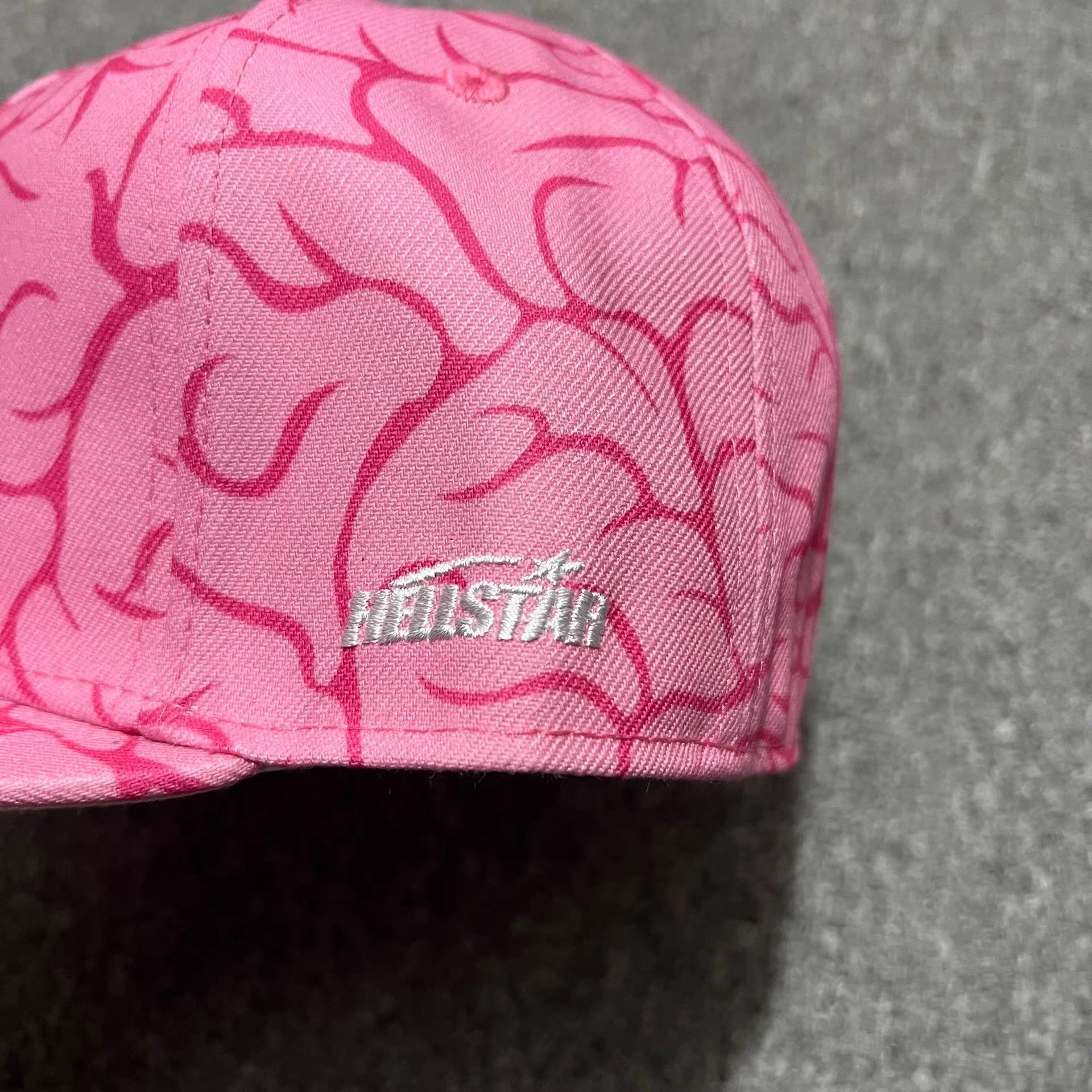 HELLSTAR Hellstar Limited Embroidered Flat Brim Baseball Cap Q7 Size ONE SIZE - 7 Thumbnail