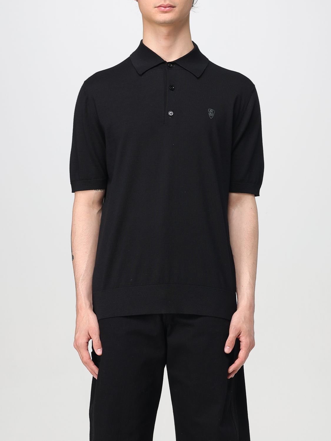 Burberry Polo Shirt Men Black