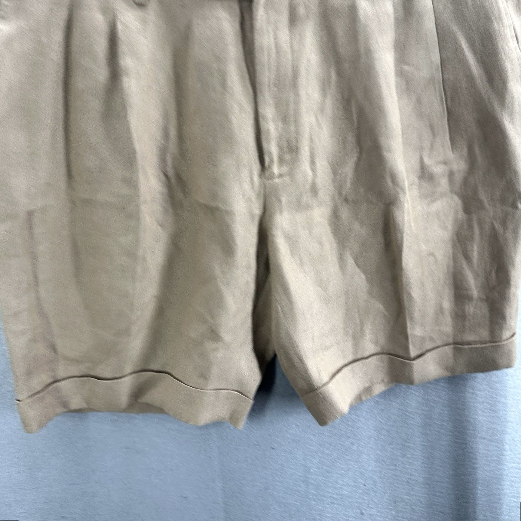 Suitsupply Suitsupply Bosa 100% Linen Pleated Shorts Capritex Leomaster 42 Made in ITALY Beige Linen Short Suitsupply Men 42 Casual Vintage: No Size US 42 / EU 58 - 4 Thumbnail