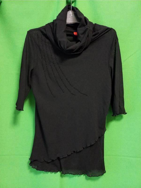 Japanese Brand Y2K Monochrome black mesh top sz M brand Tiffi Size M / US 6-8 / IT 42-44 - 5 Thumbnail