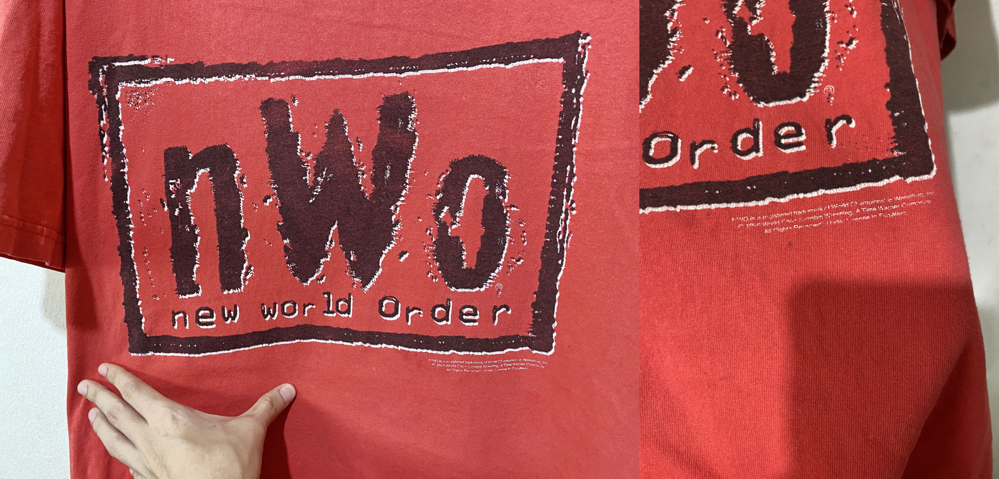 Vintage × WCW/nWo × WWF Vintage 90s NWO shirt Size US M / EU 48-50 / 2 - 2 Thumbnail