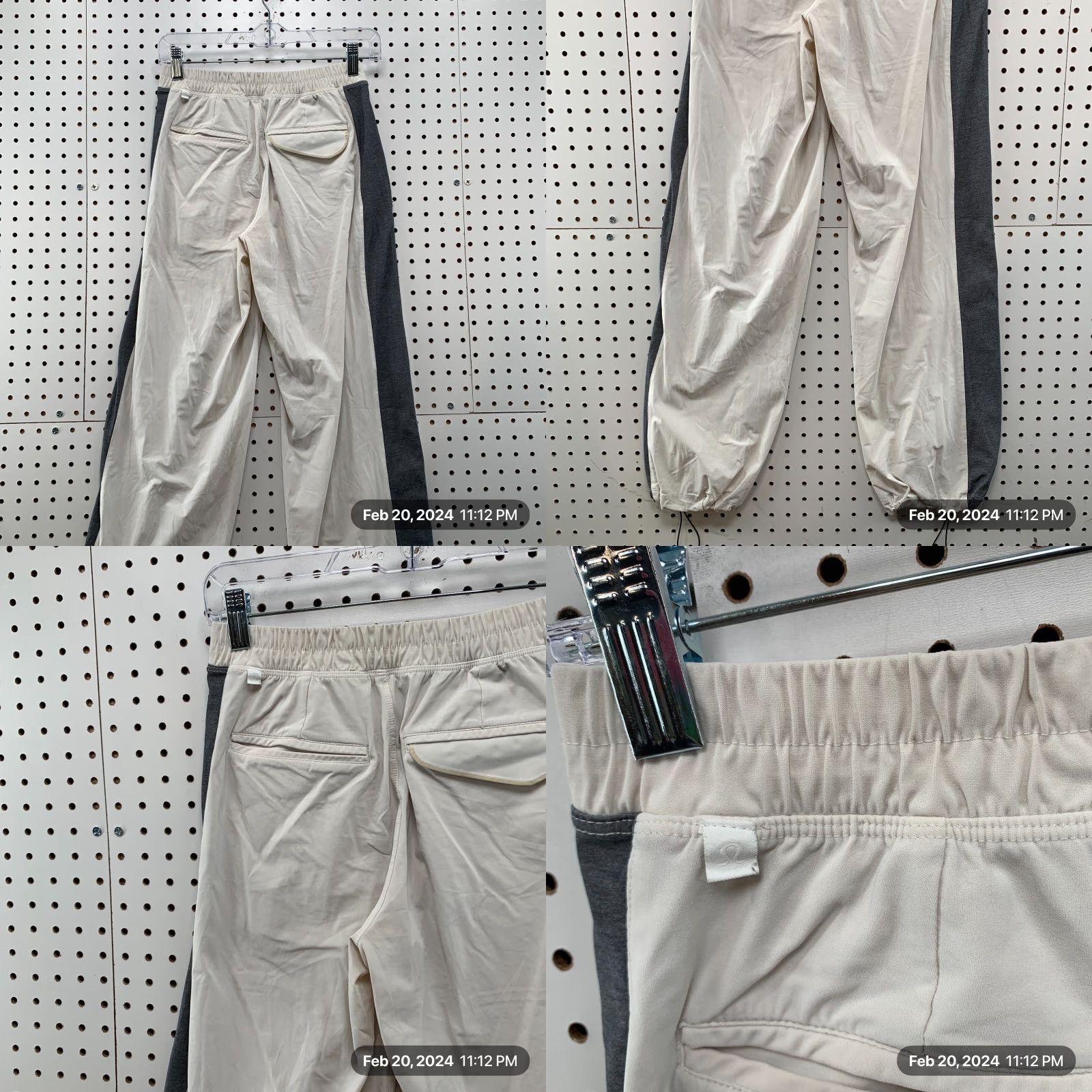 Lululemon Lululemon City Summer Pants Womens Size 4 White Relaxed Sweatpants 24x29.5 Size 42" / US 20 - 8 Thumbnail