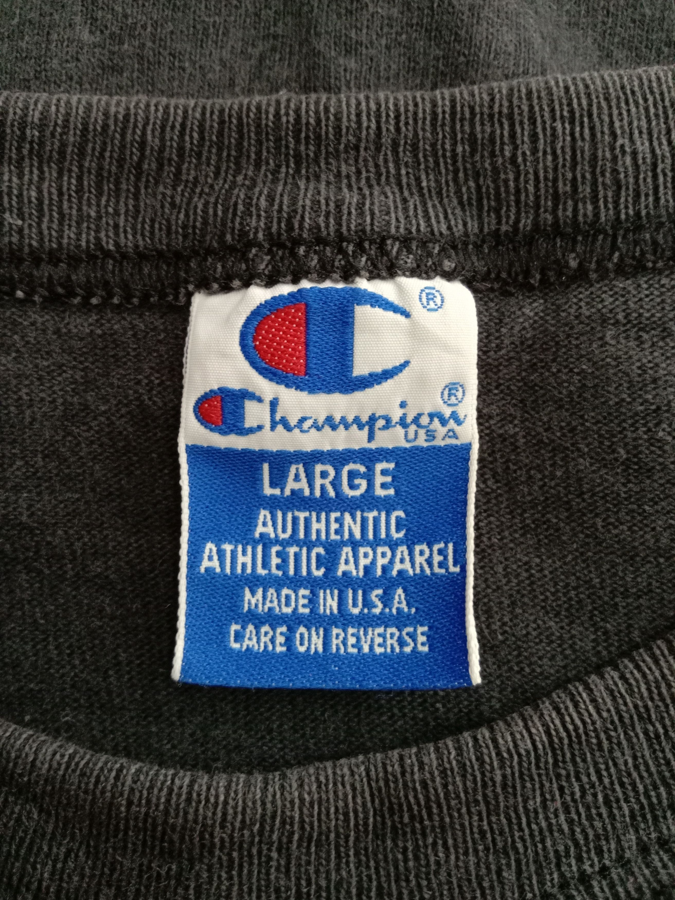 Champion Vintage 90s Single Stitch Champion Made In USA T Shirt Size US L / EU 52-54 / 3 - 6 Thumbnail