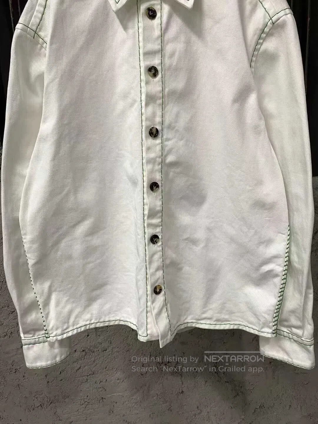 Bottega Veneta Bottega Veneta Green Denim Shirt. Size US L / EU 52-54 / 3 - 4 Thumbnail