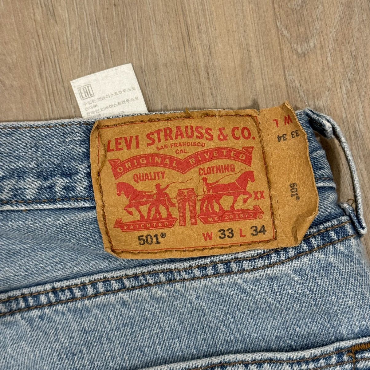 Levi's levi 501 original fit jean Size US 33 - 8 Thumbnail