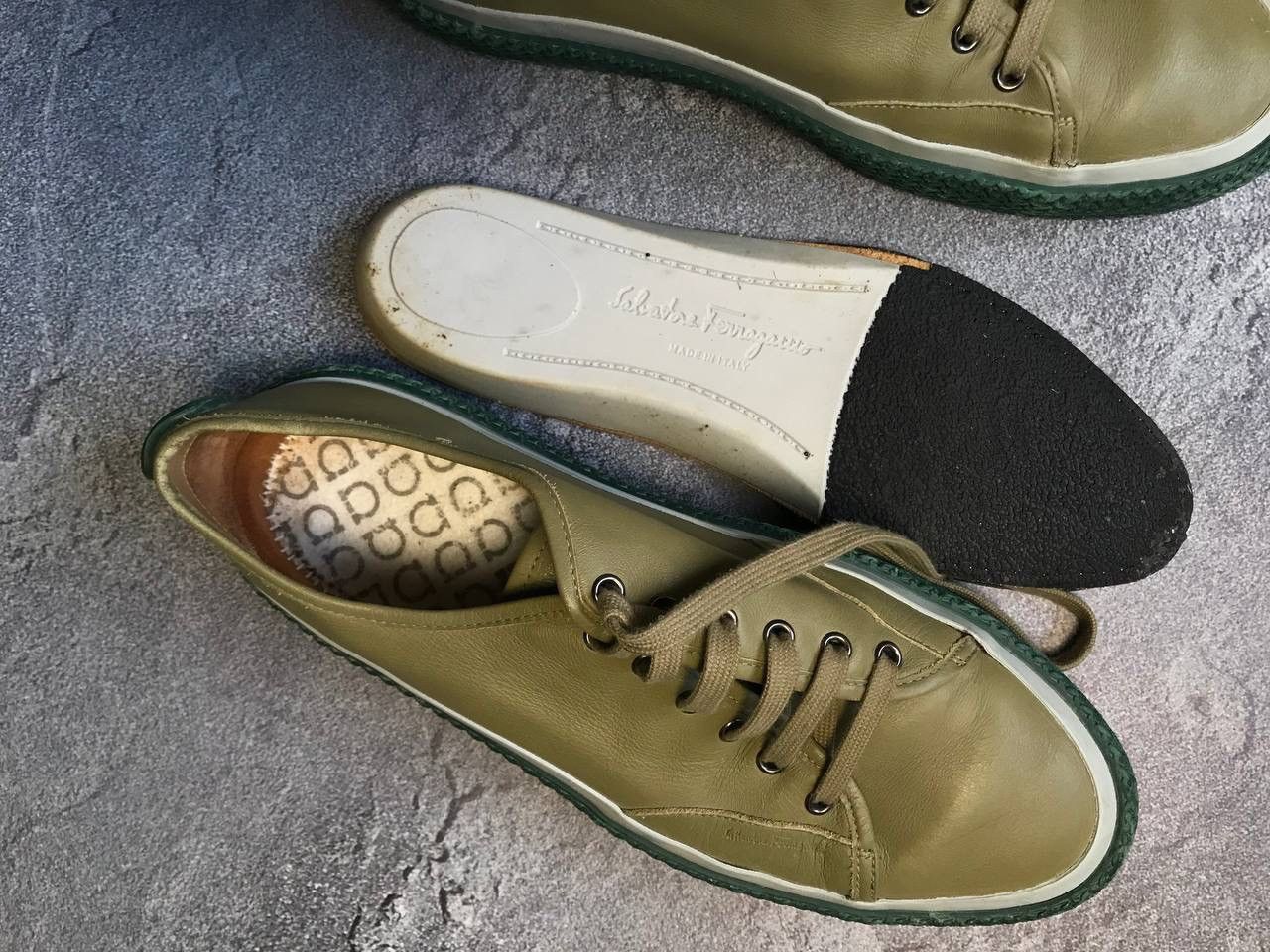Salvatore Ferragamo Salvatore Ferragamo low sneakers leather Size US 11.5 / EU 44-45 - 4 Thumbnail