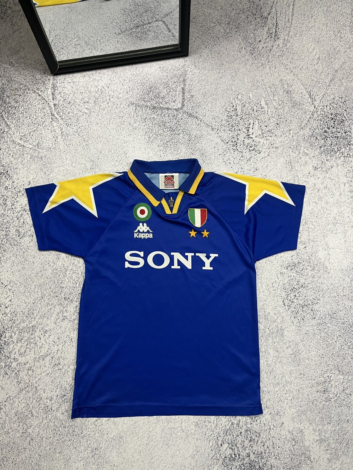 Kappa サッカーシャツ SONY 青 Kappa サッカーシャツ SONY 青 - メルカリ