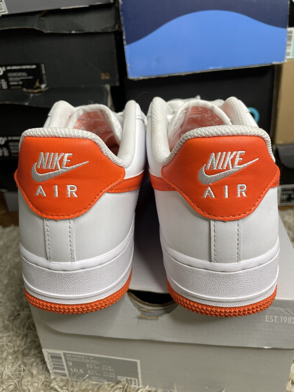 Nike Air Force 1 07 Safety Orange Size US 9 / EU 42 - 6 Thumbnail