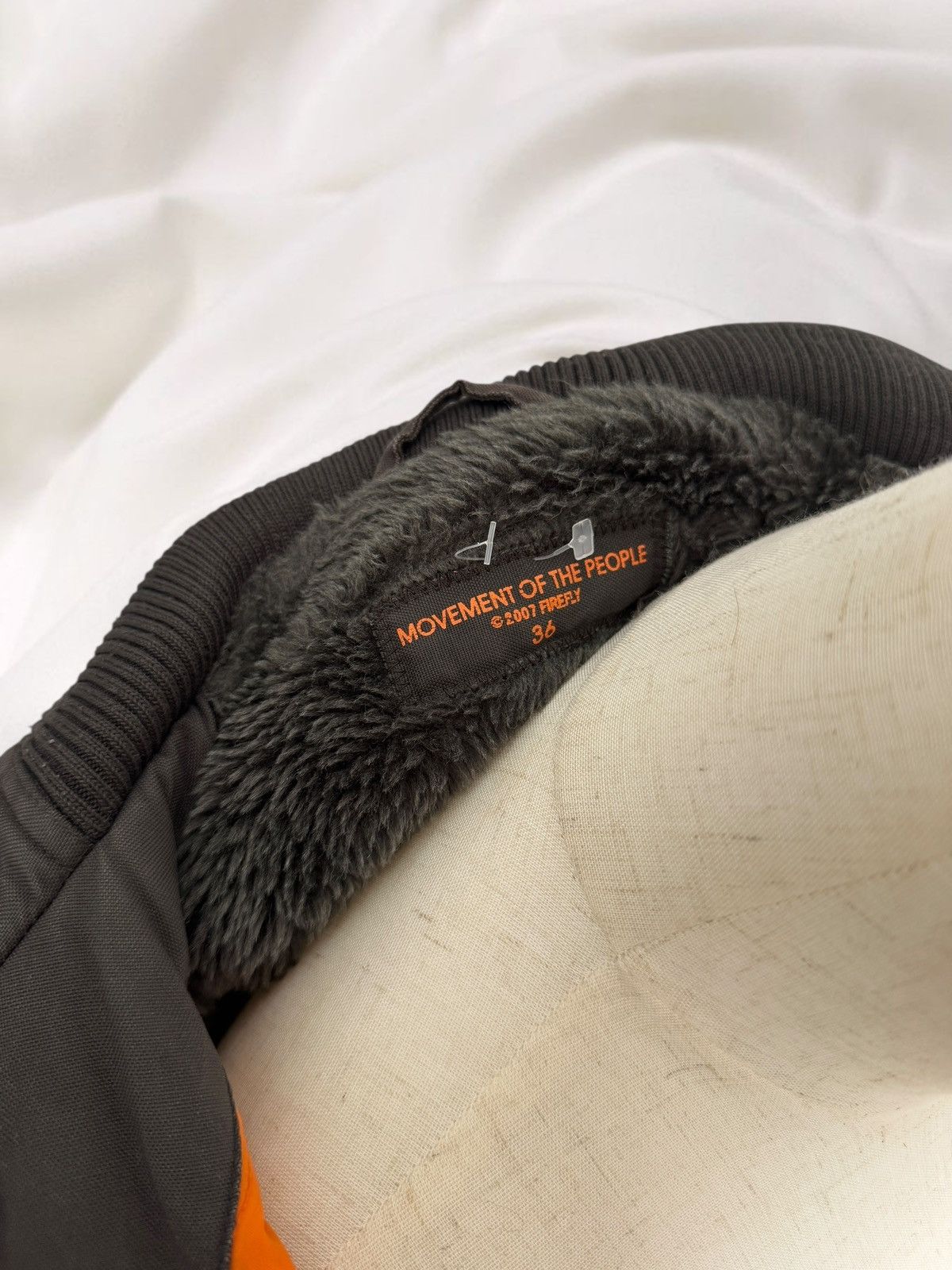 If Six Was Nine Japan Style Vintage Faux Fur Lined Y2K Utility Bomber Jacket Size M / US 6-8 / IT 42-44 - 9 Thumbnail