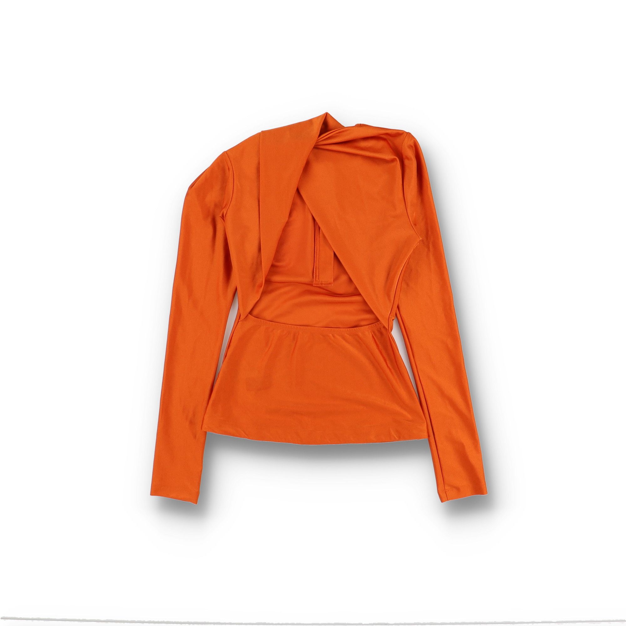 Martine Rose Orange Logo Patches Swim Rash Top Size US XXS / EU 40 - 3 Thumbnail