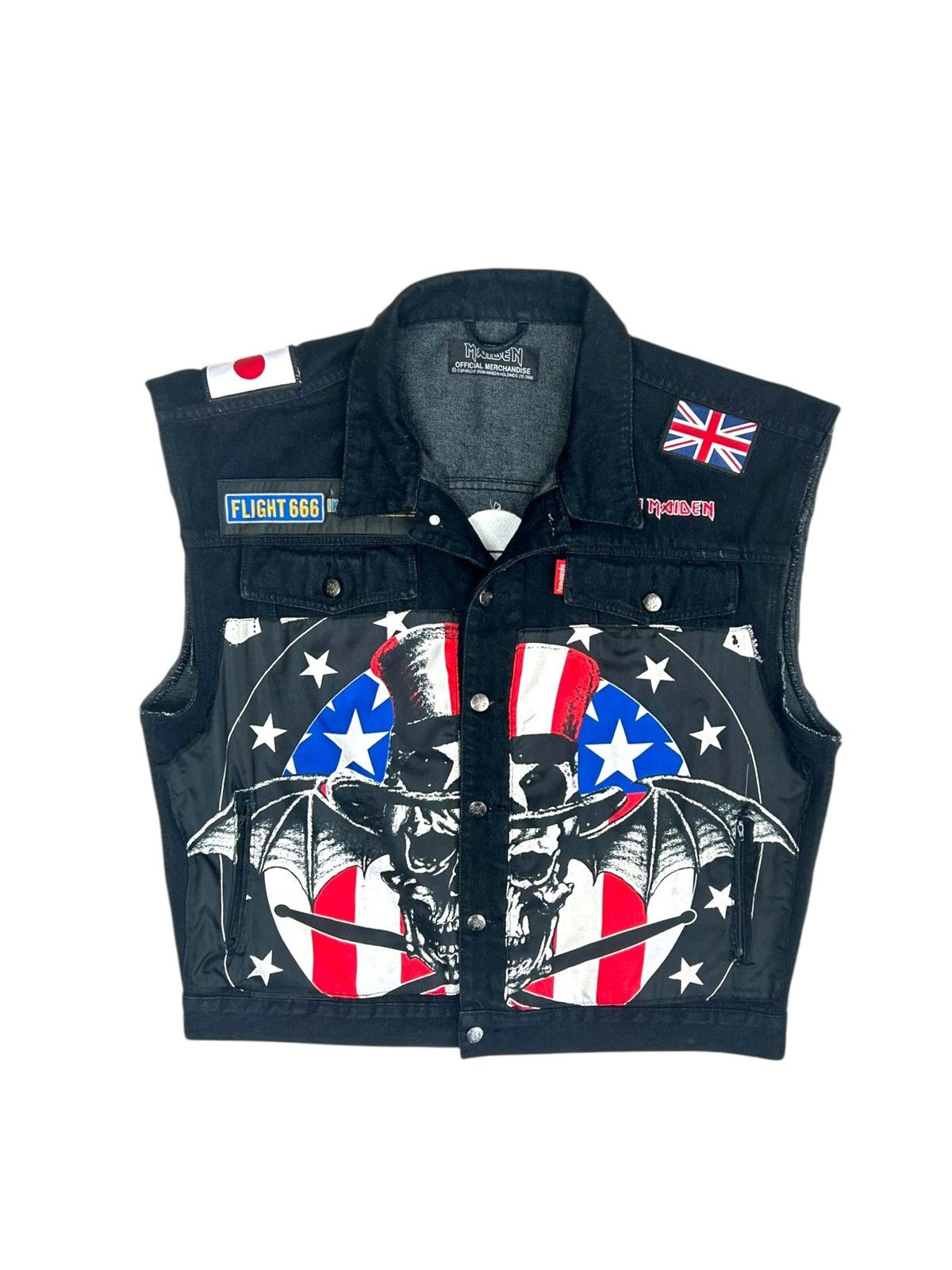 Iron Maiden Iron Maiden denim patched vest Size US L / EU 52-54 / 3 - 1 Thumbnail