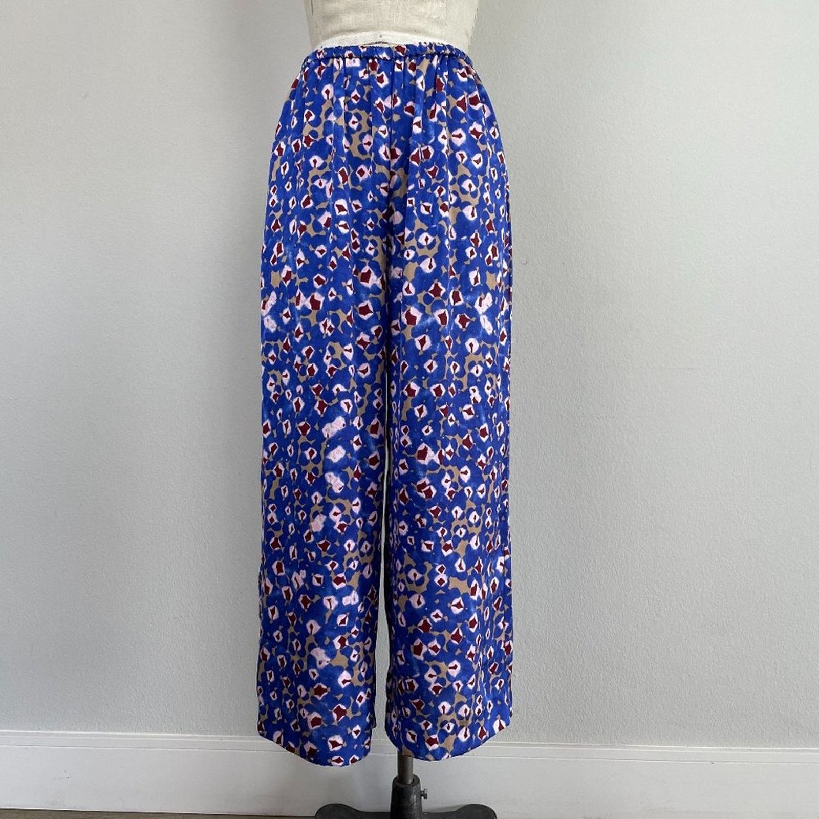 Other Open Edit Satin Wide Leg Lounge Pants, Size XS Size 28" / US 6 / IT 42 - 1 Thumbnail