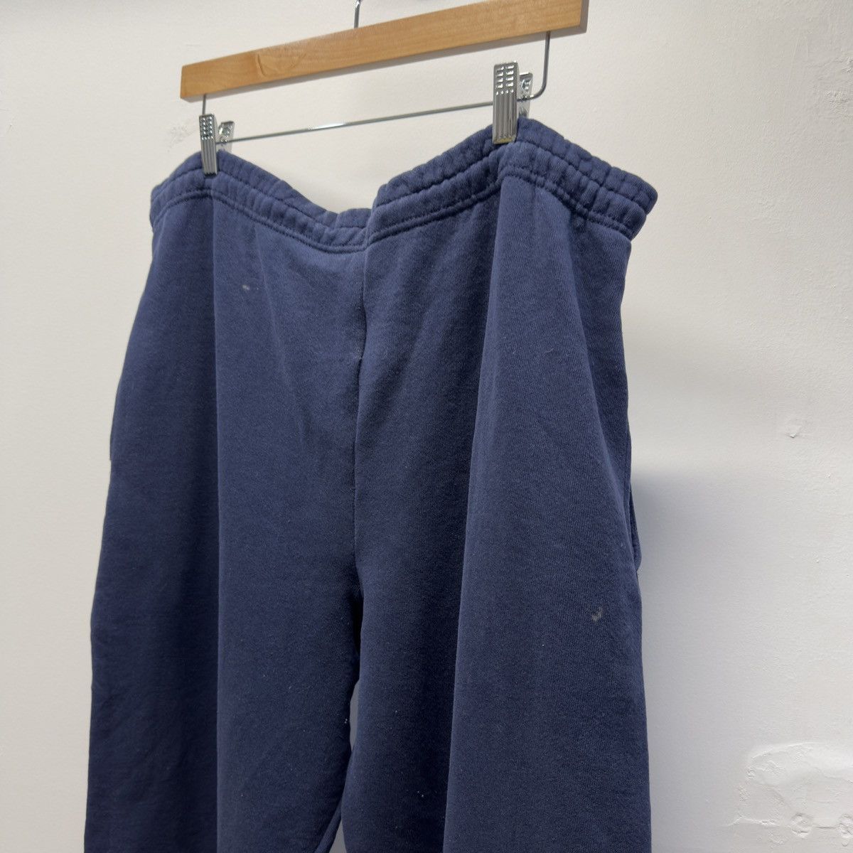 Vintage 90s Navy Blue Faded Sweatpants ERD Grunge Chrome Size US 40 / EU 56 - 5 Thumbnail