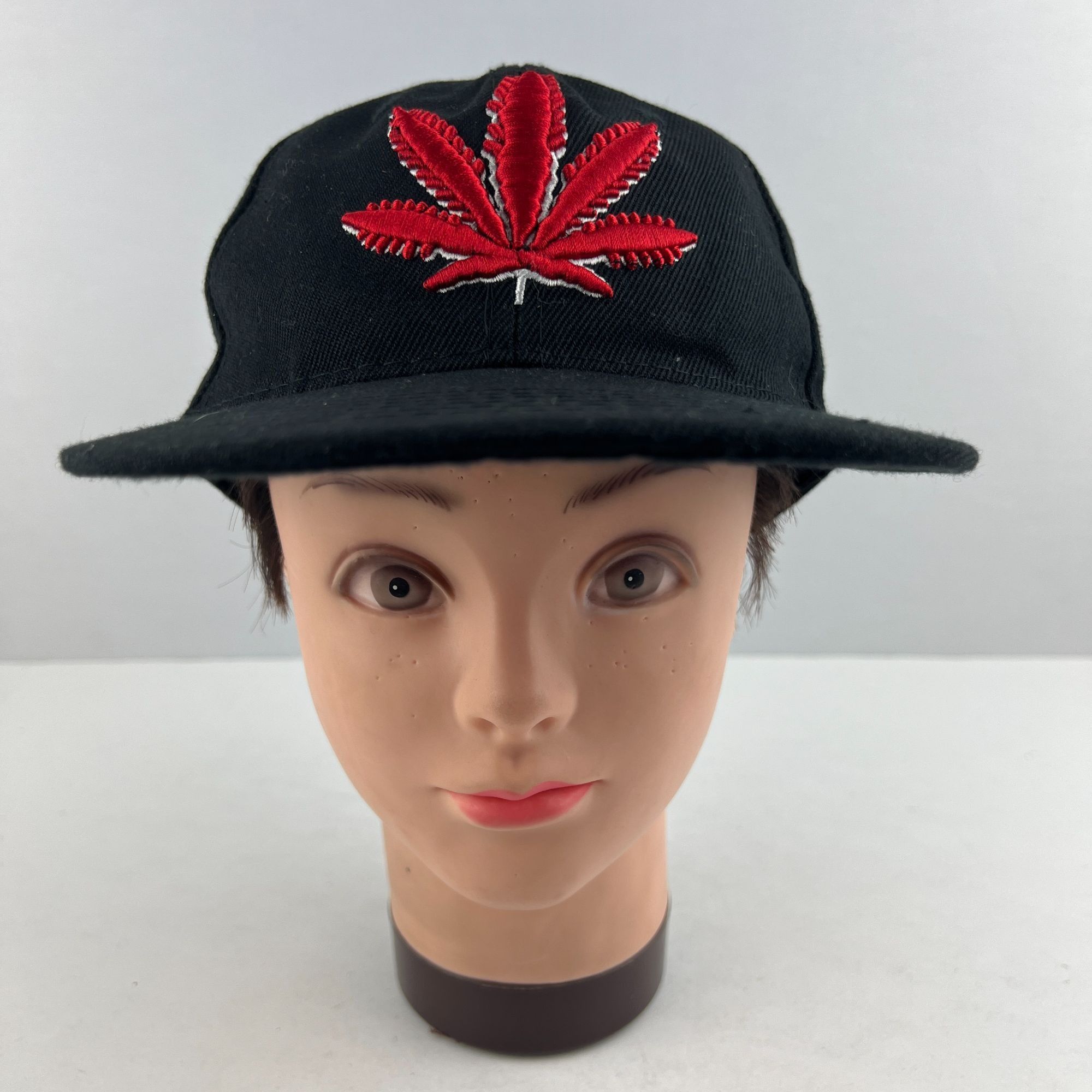 Other Marijuana Red Leaf Baseball Style Cap Hat Snap-Back One Size Size ONE SIZE - 2 Thumbnail