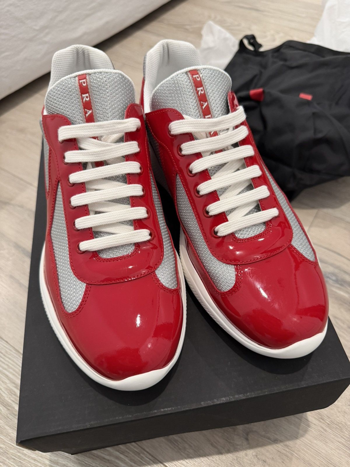 Prada Prada Americas Cup Red Size 11 - worn 1 time Size US 11 / EU 44 - 1 Thumbnail