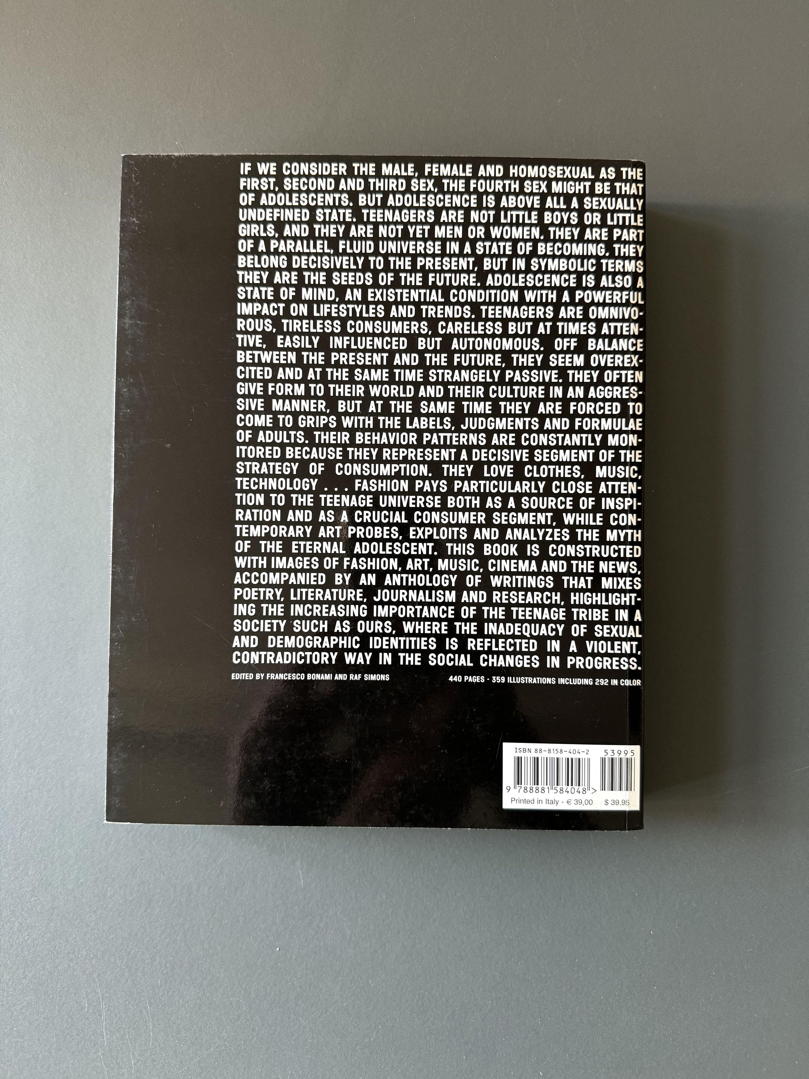 Raf Simons The Fourth Sex / Adolescent Extremes Book Size ONE SIZE - 3 Thumbnail