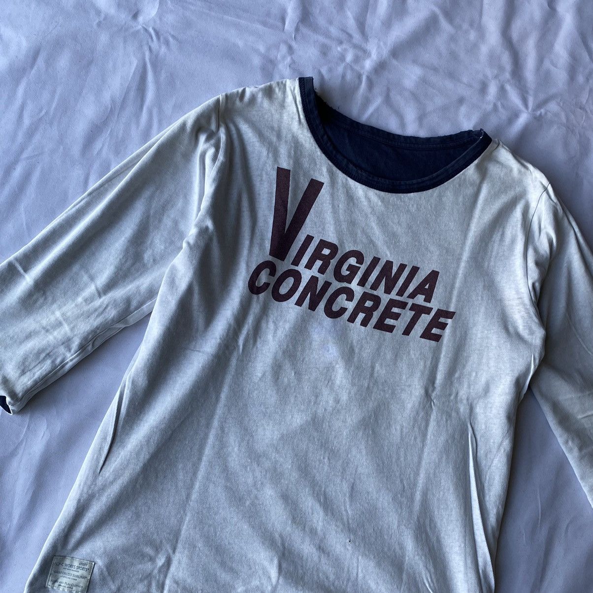 If Six Was Nine × Japanese Brand × Le Grande Bleu (L.G.B.) Japanese Sick In and Out Reversible 2Layer Long Sleeve Tees Size US L / EU 52-54 / 3 - 11 Thumbnail