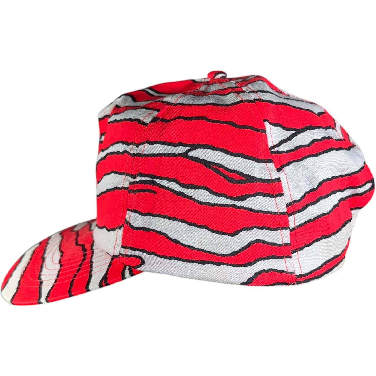 Vintage Vintage Tiger Print Snapback Hat 90s Size ONE SIZE - 3 Thumbnail