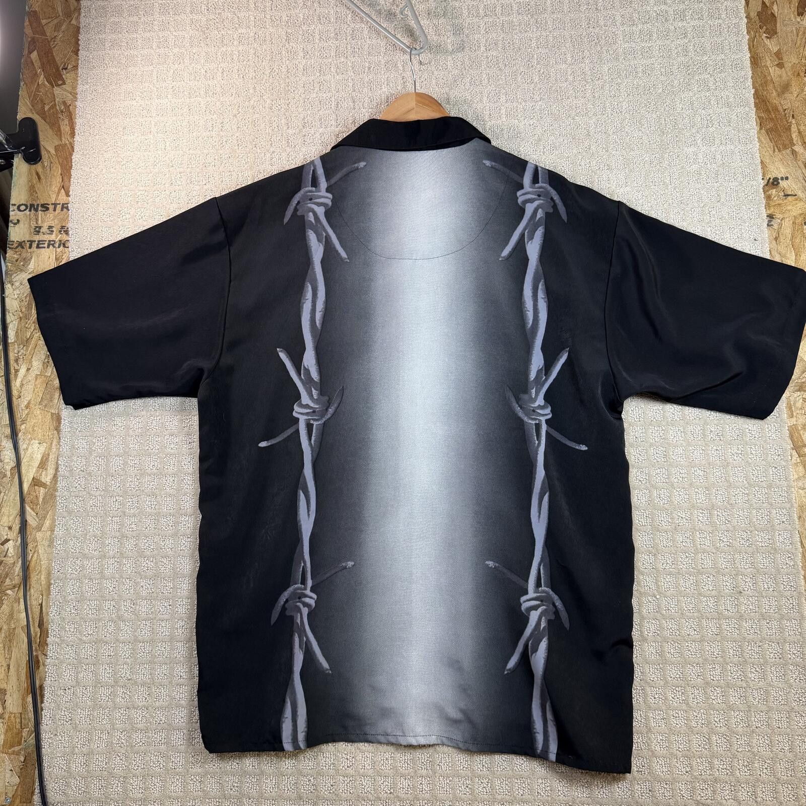 Dragonfly Y2K Dragonfly Roadhouse Barbed Wire Button Up XXL Size US XXL / EU 58 / 5 - 7 Thumbnail