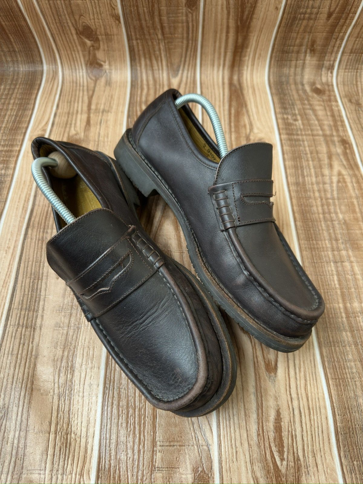 Paraboot Paraboot Brighton Air Marron Mocassin Loafers Size US 10 / EU 43 - 6 Thumbnail