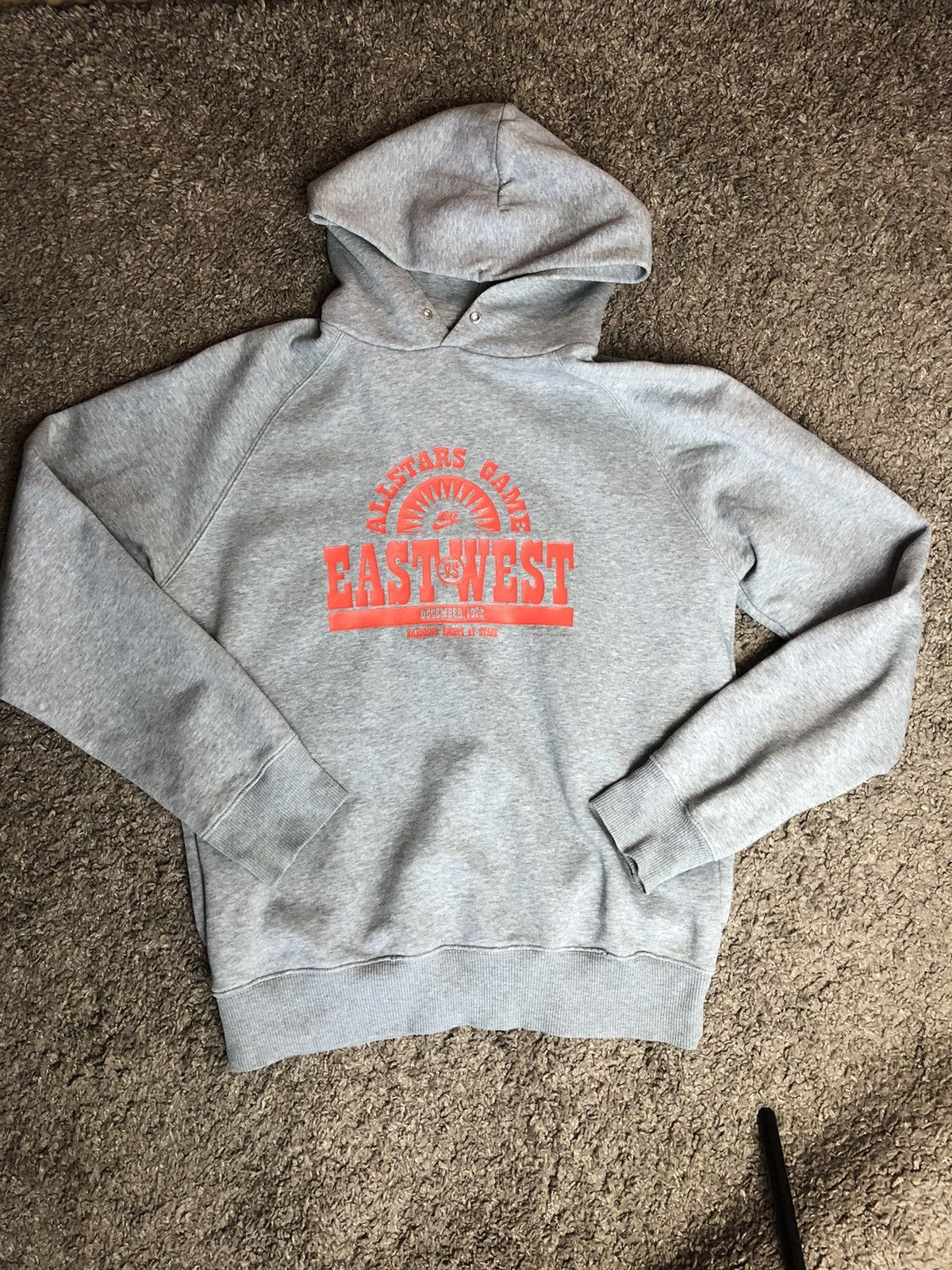image of Hoodie Nike East Vs West Allstar Game in Grey, Men's (Size Large)