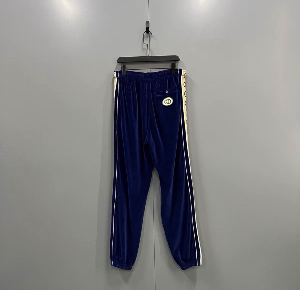 Gucci Gucci Blue Velvet Side GG Track Pants J41 Size US 32 / EU 48 - 2 Thumbnail