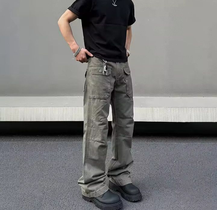 Japanese Brand × Jean Y2K Fashionable Cargo Pants Size US 32 / EU 48 - 4 Thumbnail
