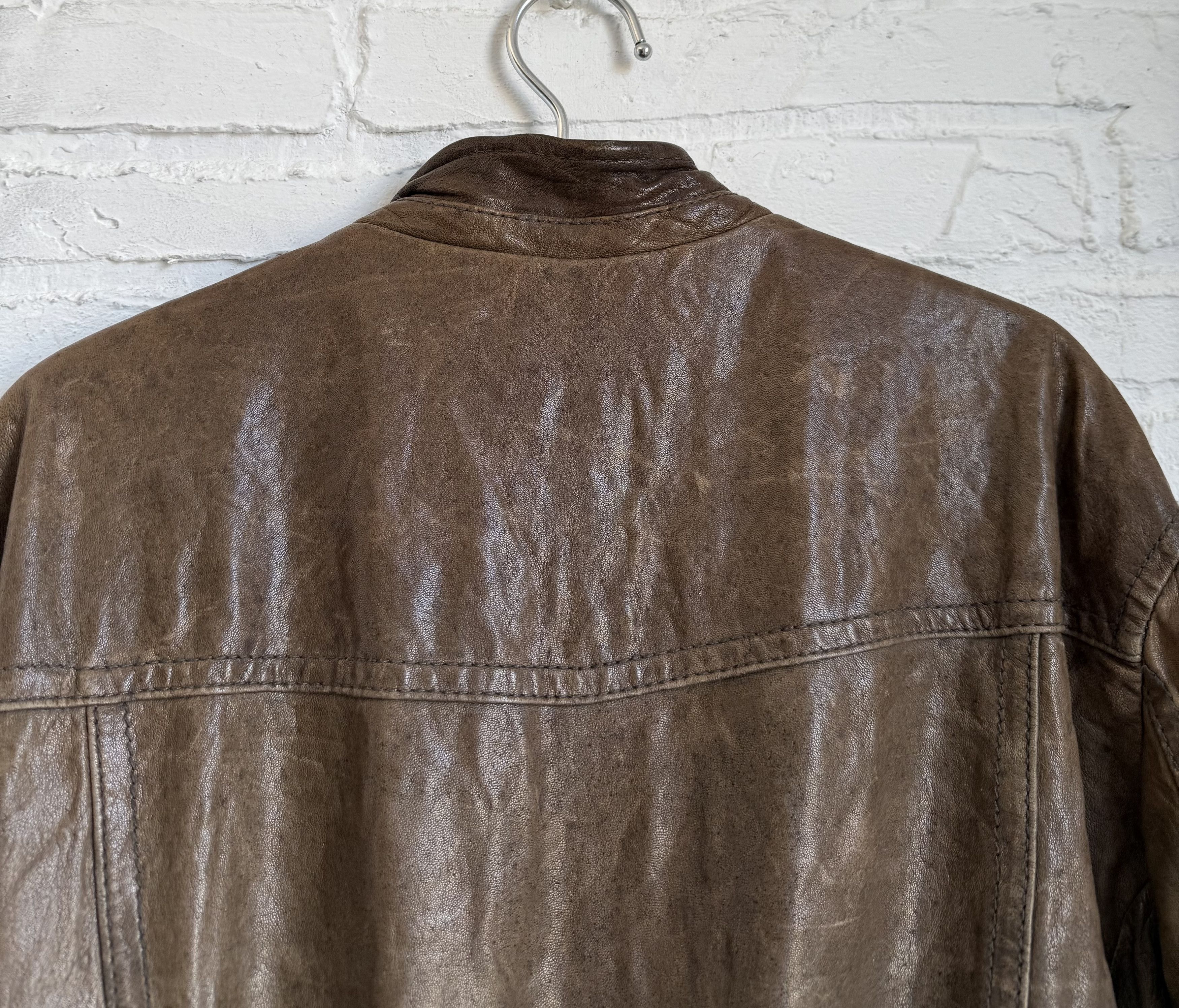 Allsaints Allsaints gradient brown black leather jacket Size US XL / EU 56 / 4 - 14 Thumbnail