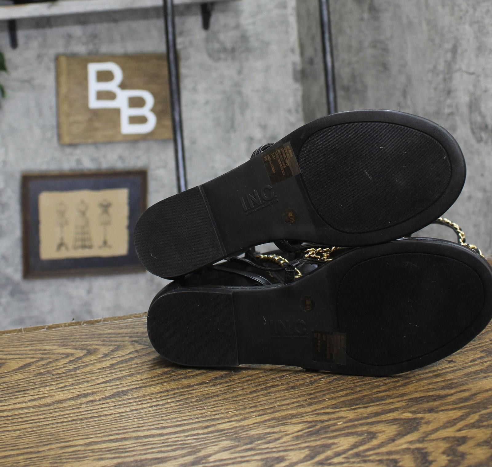Other Inc International Concepts Sandals 10021306500 Black 10m Size US 10 / IT 40 - 6 Thumbnail