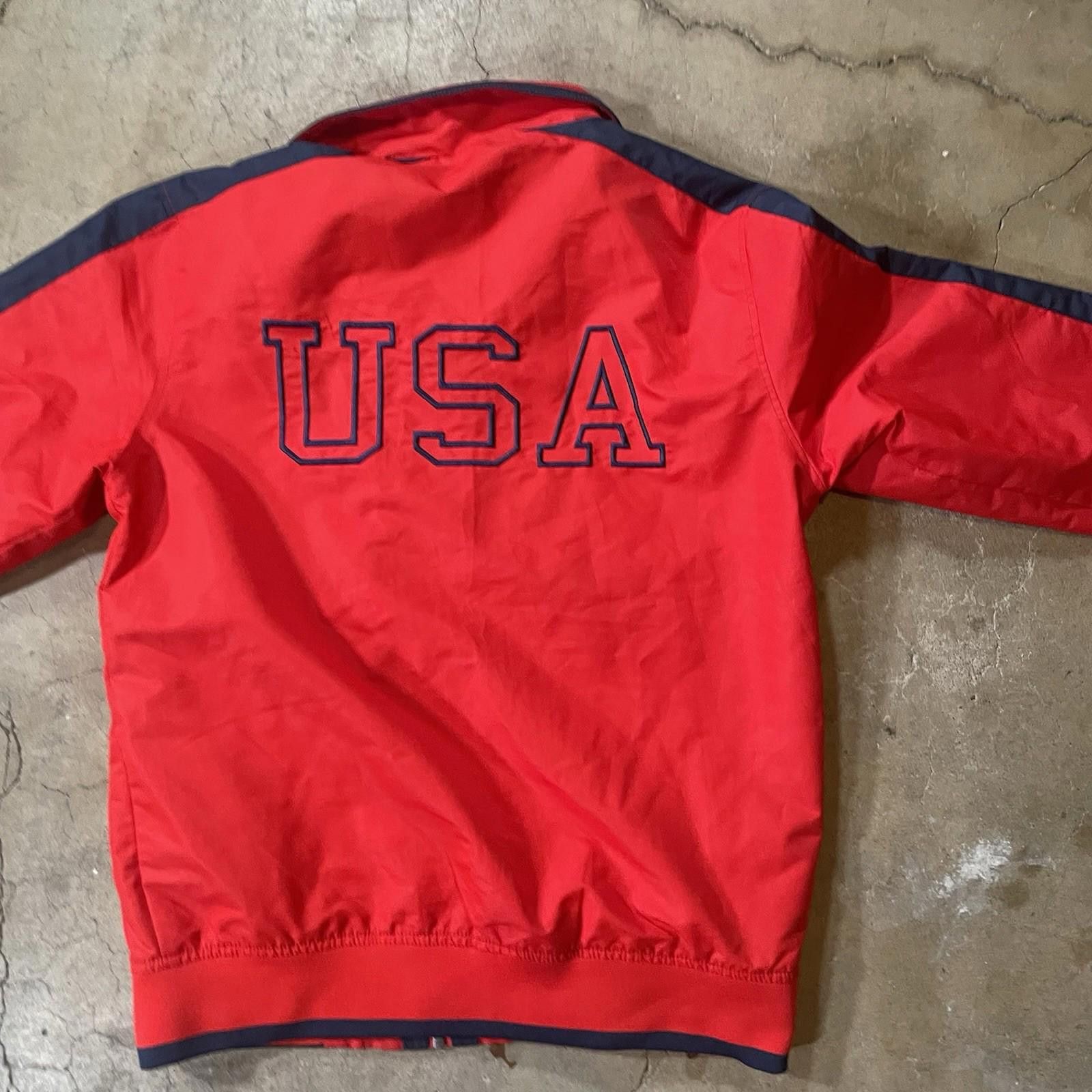U.S. Polo Assn. Polo Ralph Lauren Jacket Windbreaker Red/White/Blue Small Size US XL / EU 56 / 4 - 6 Thumbnail