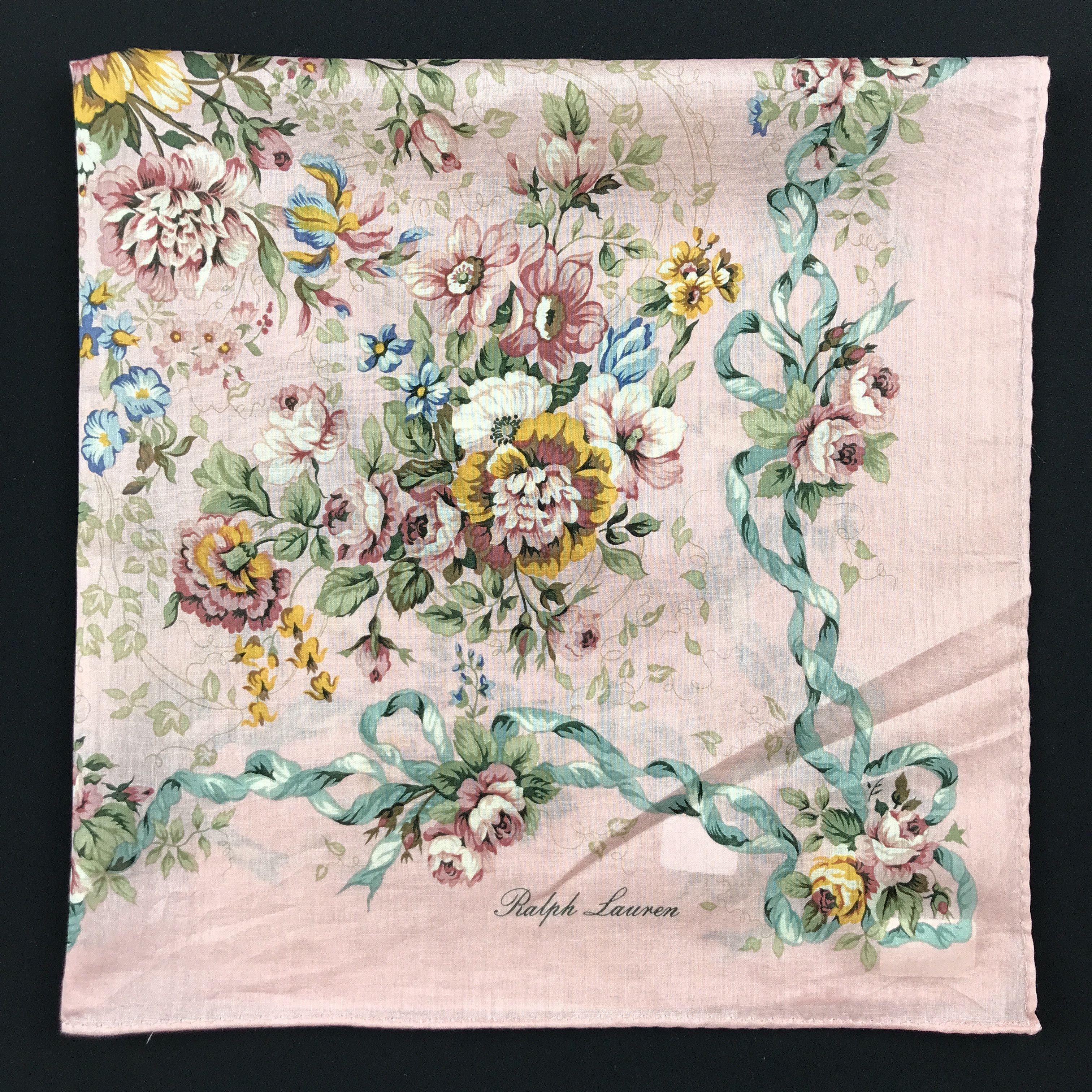 Designer × Ralph Lauren × Vintage Vintage Ralph Lauren Bandana Neckerchief Handkerchief Size ONE SIZE - 2 Thumbnail